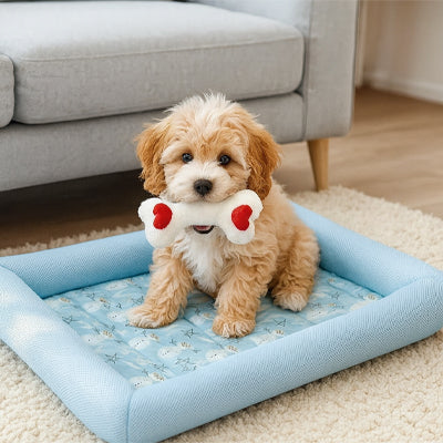 Tapis-rafraichissant-chien-bleu-anti-chaleur-chiot