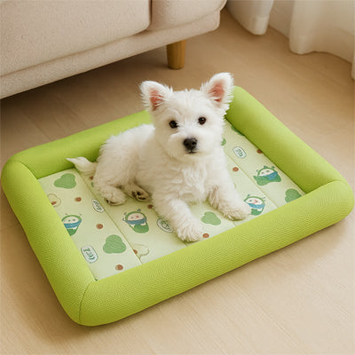 Tapis-rafraichissant-chien-vert-anti-chaleur