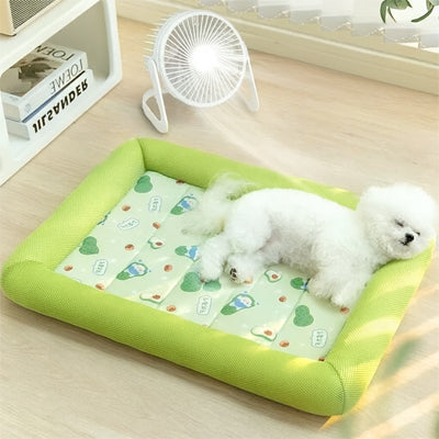 Tapis-rafraichissant-chien-vert-apaisant