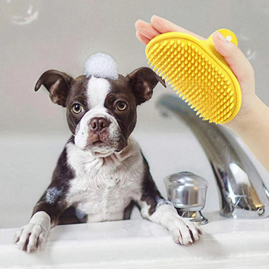 brosse-pour-chien-jaune