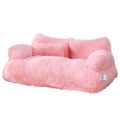 coussin-chien-rose