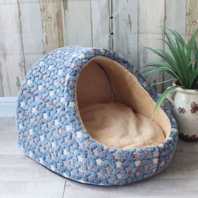 NICHE CHIEN INTERIEUR SEMI-FERMÉE – CONFORT ET COCOONING