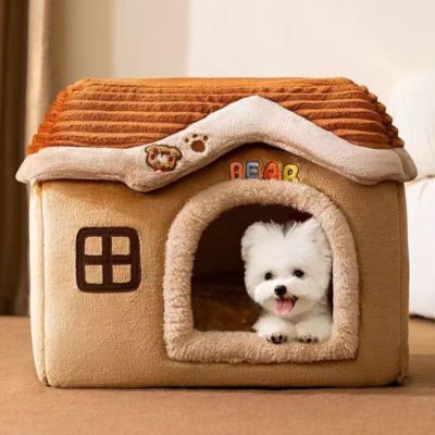 niche-chien-interieur-brun-securisant