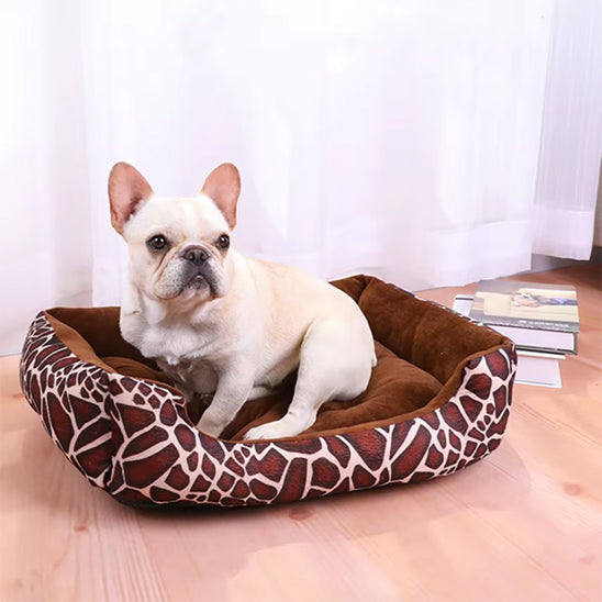 panier-a-chien-girafe-lavable-apaisant