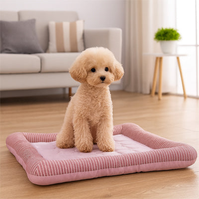 tapis-rafraichissant-chien-couleur-rose-xxl