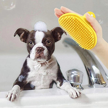 brosse-pour-chien-jaune