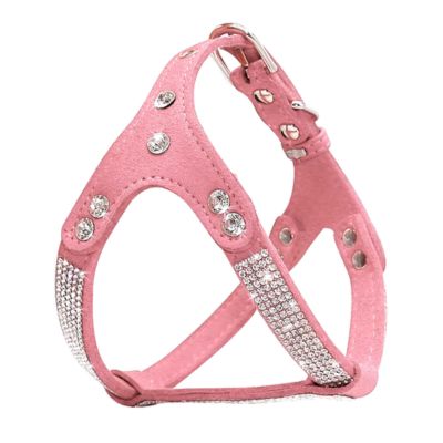 harnais-petit-chien-rose-strass