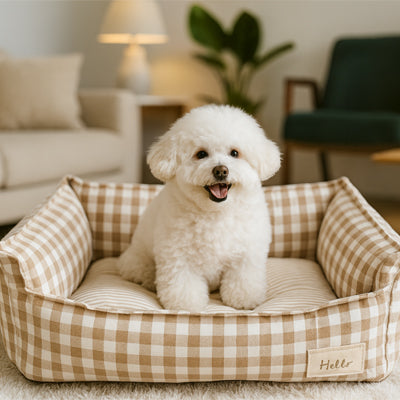 lit-pour-chien-beige-apaisant