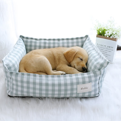 lit-pour-chien-gris-apaisant