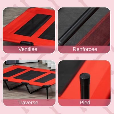 LIT POUR CHIEN SURÉLEVÉ XXL – AEROCOZY™