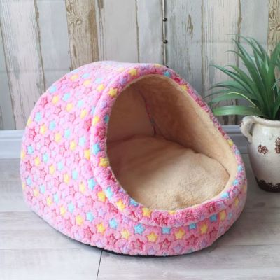 NICHE CHIEN INTERIEUR SEMI-FERMÉE – CONFORT ET COCOONING