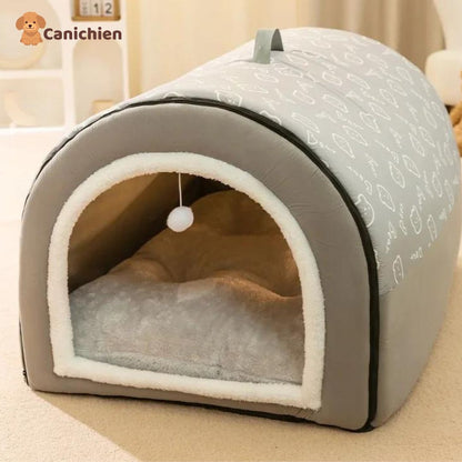 niche-pour-chien-interieur-gris