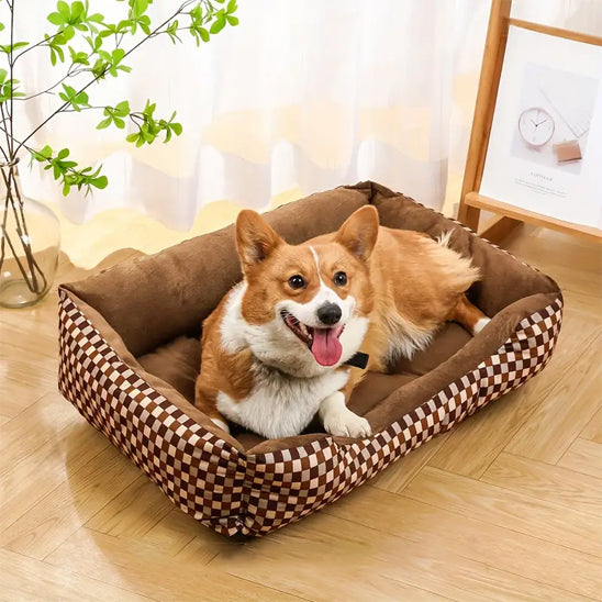 panier-a-chien-carreau-lavable-apaisant