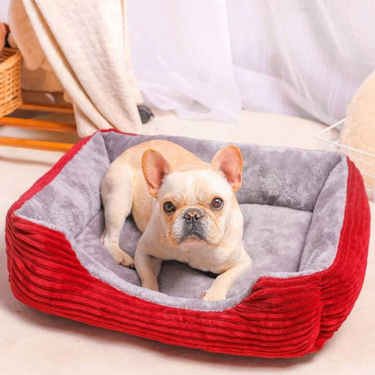 panier-a-chien-rouge-apaisant-lavable