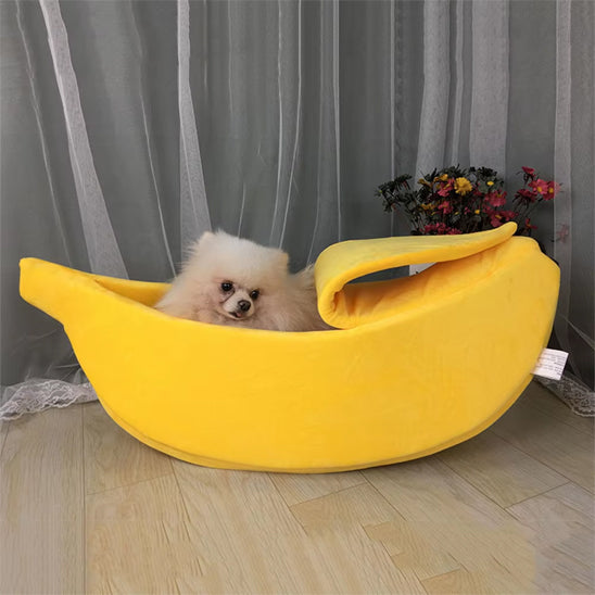 panier-chien-banane-jaune