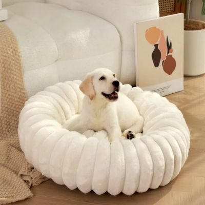panier-chien-rond-blanc-apaisant