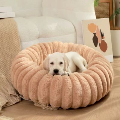 panier-chien-rond-rose