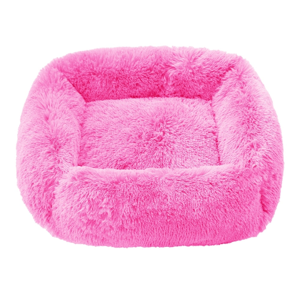 Lit Cocon Pour Chien Et Chat - Moelleux, Antidérapant, Lavable En Machine - Gris, 40 Cm - Confort Apaisant Hiver Et été